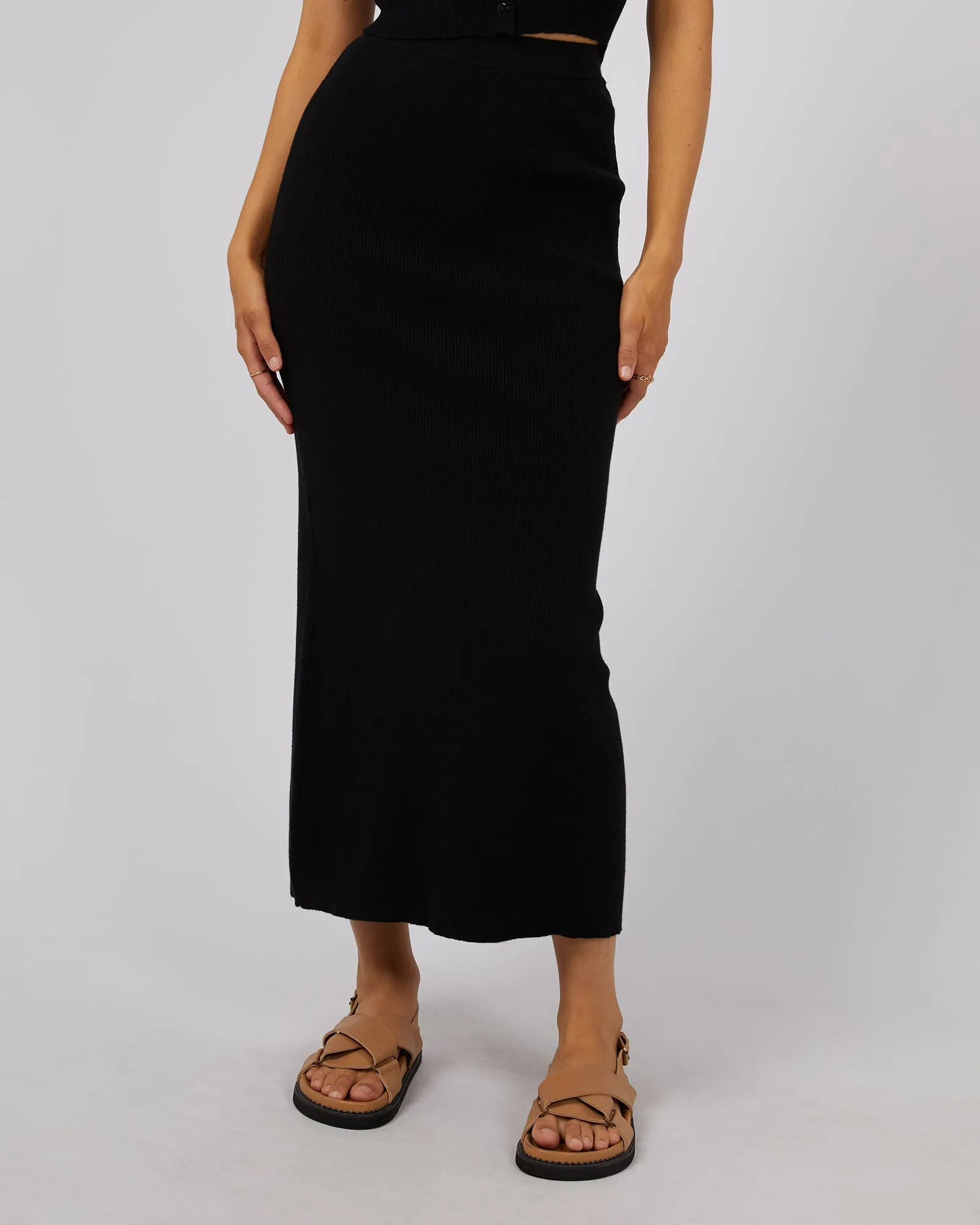 Henley Knit Skirt
