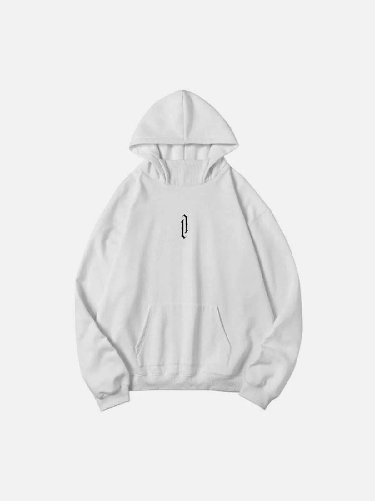 High Collar Oversized Hoodie