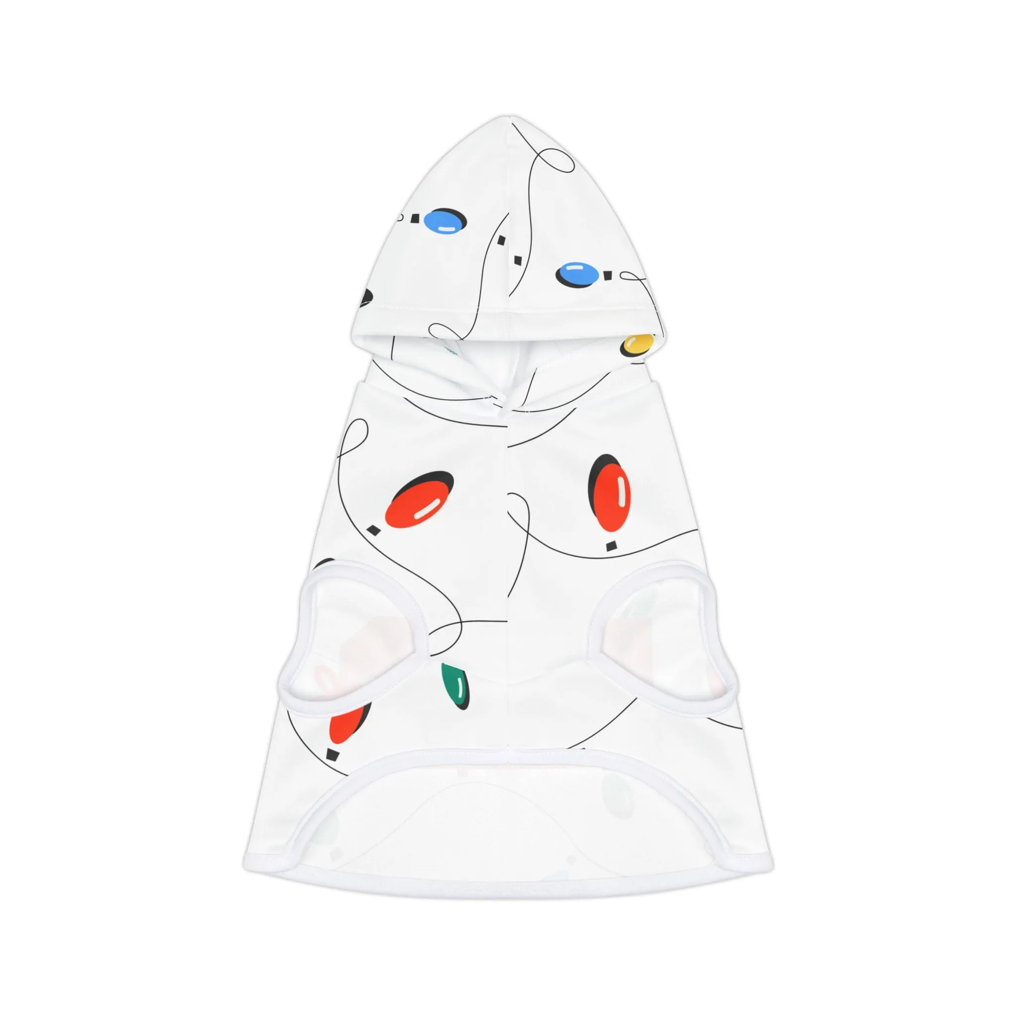 Holiday Lights Personalized & Custom Pet Hoodie - Custom Pet Apparel