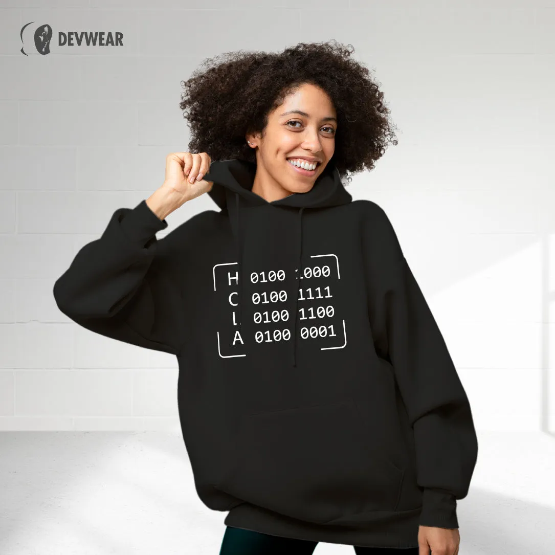 HOODIE HELLO BINARY