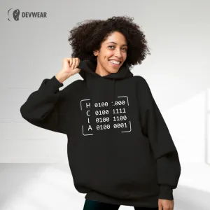 HOODIE HELLO BINARY