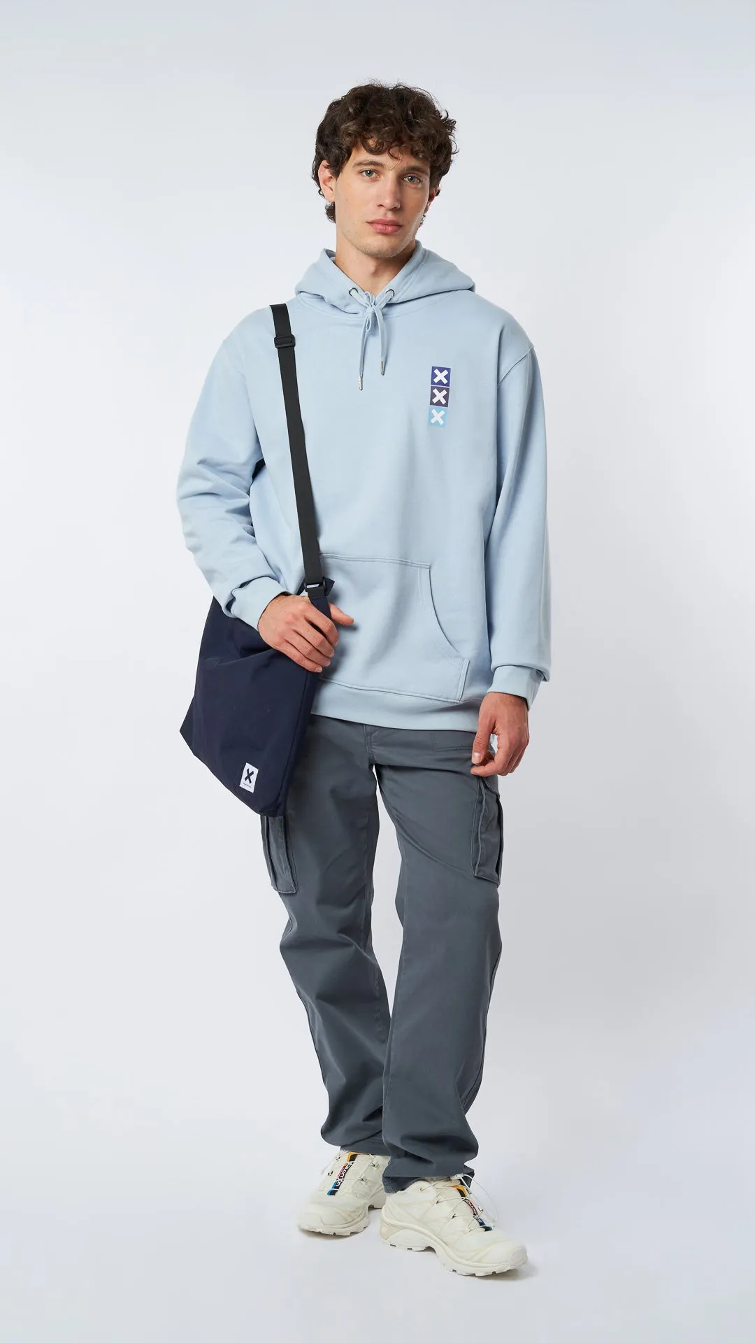 HOODIE SQUARE ICE BLUE