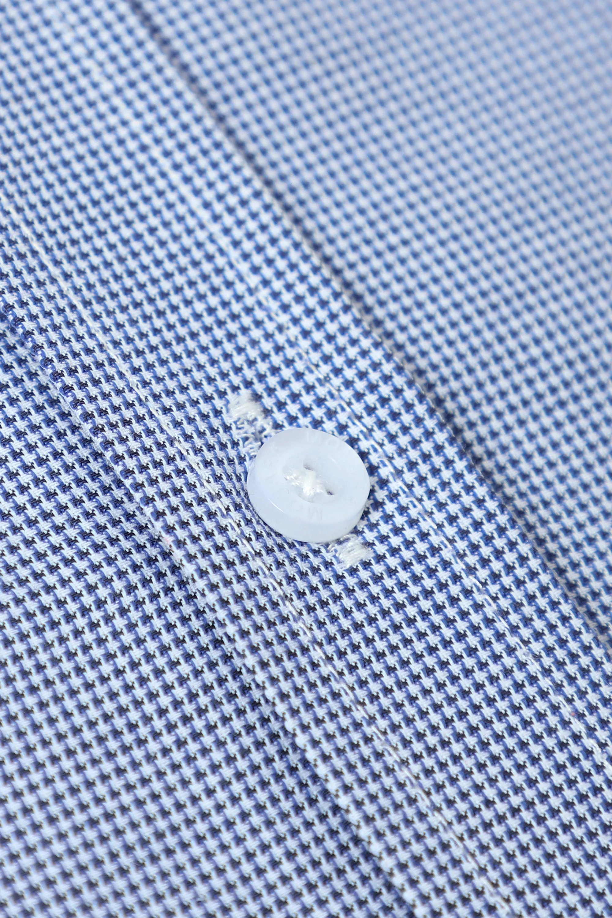 HOUNDSTOOTH TEX. FORMAL SHIRT