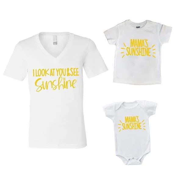 I See Sunshine   Mama's Sunshine Mommy and Me Set