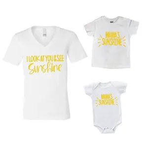 I See Sunshine   Mama's Sunshine Mommy and Me Set