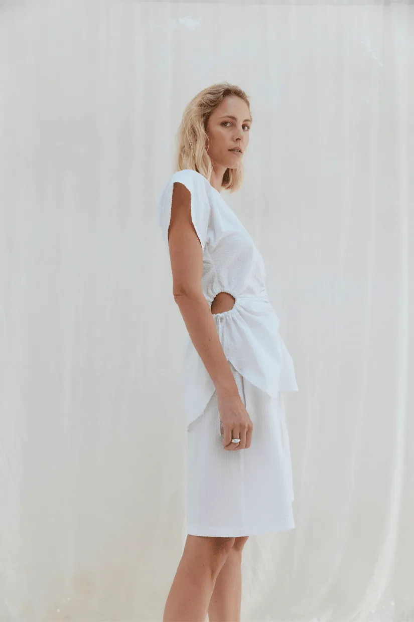 Idae Relaxed Tie Short - Seer Sucker