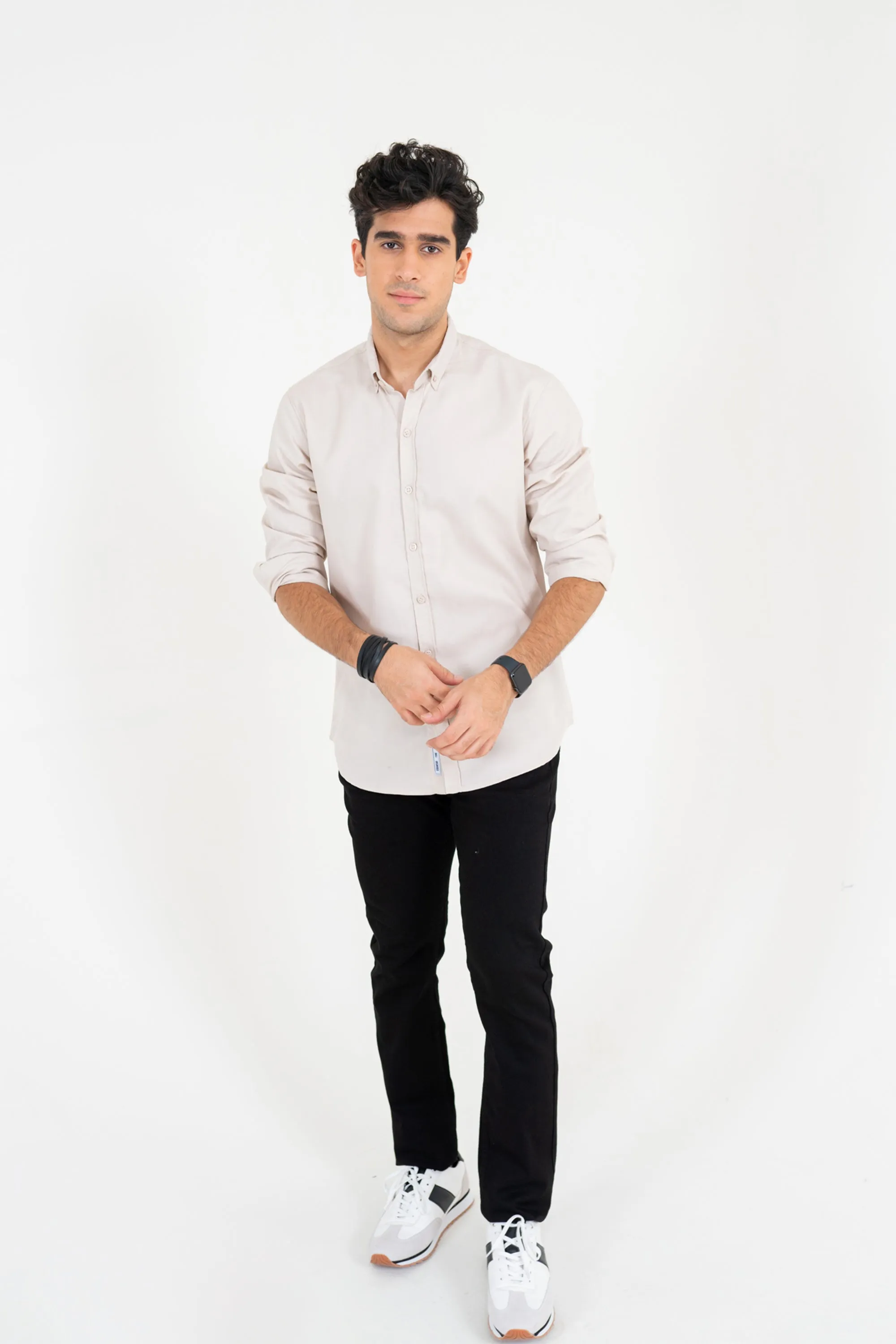 Ivory Jacquard Shirt