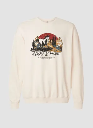 Ivory Wild & Free Crew Neck