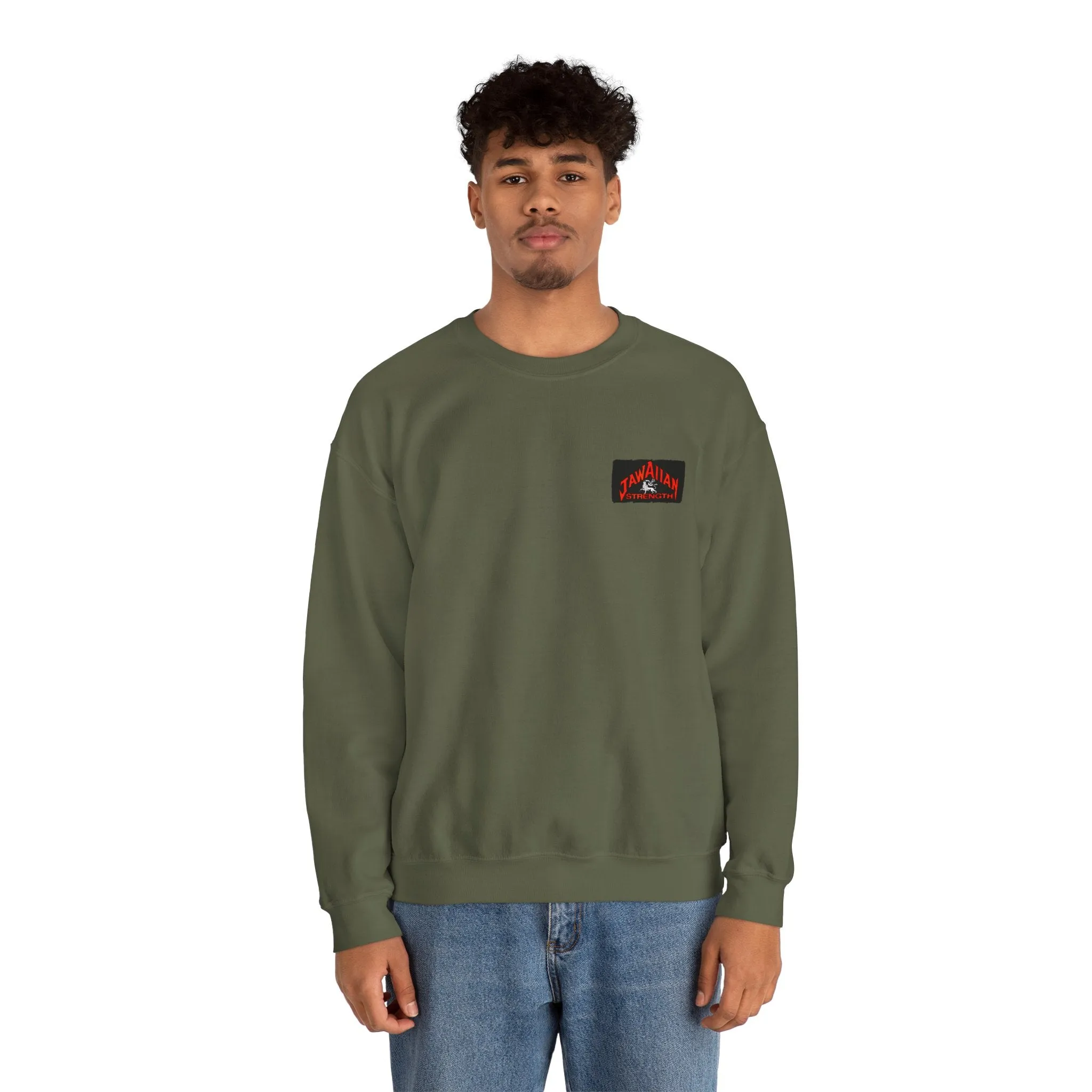 Jawaiian Strength Jawaiian Soul Vintage Design 90s New Print Unisex Heavy Blend™ Crewneck Sweatshirt
