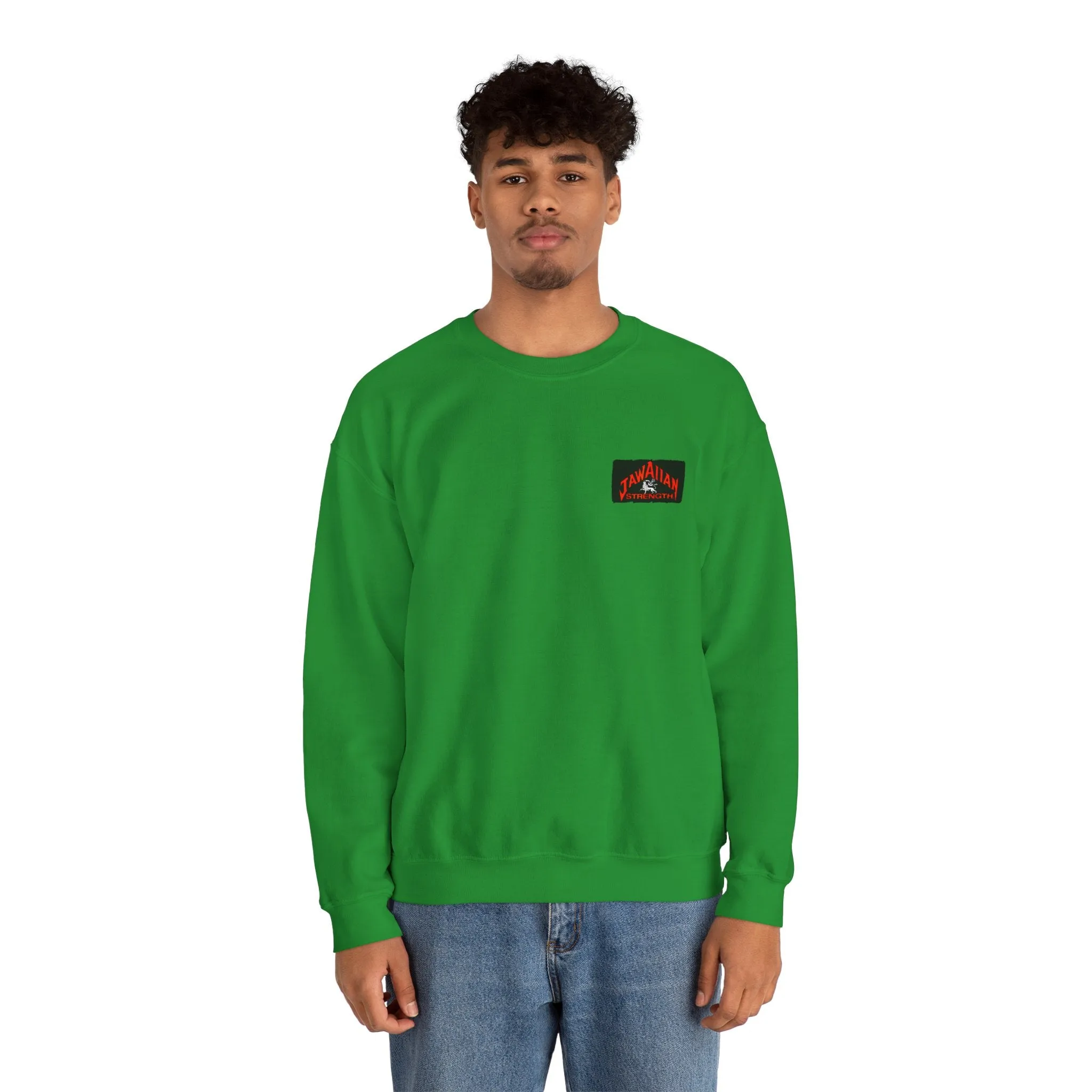 Jawaiian Strength Jawaiian Soul Vintage Design 90s New Print Unisex Heavy Blend™ Crewneck Sweatshirt