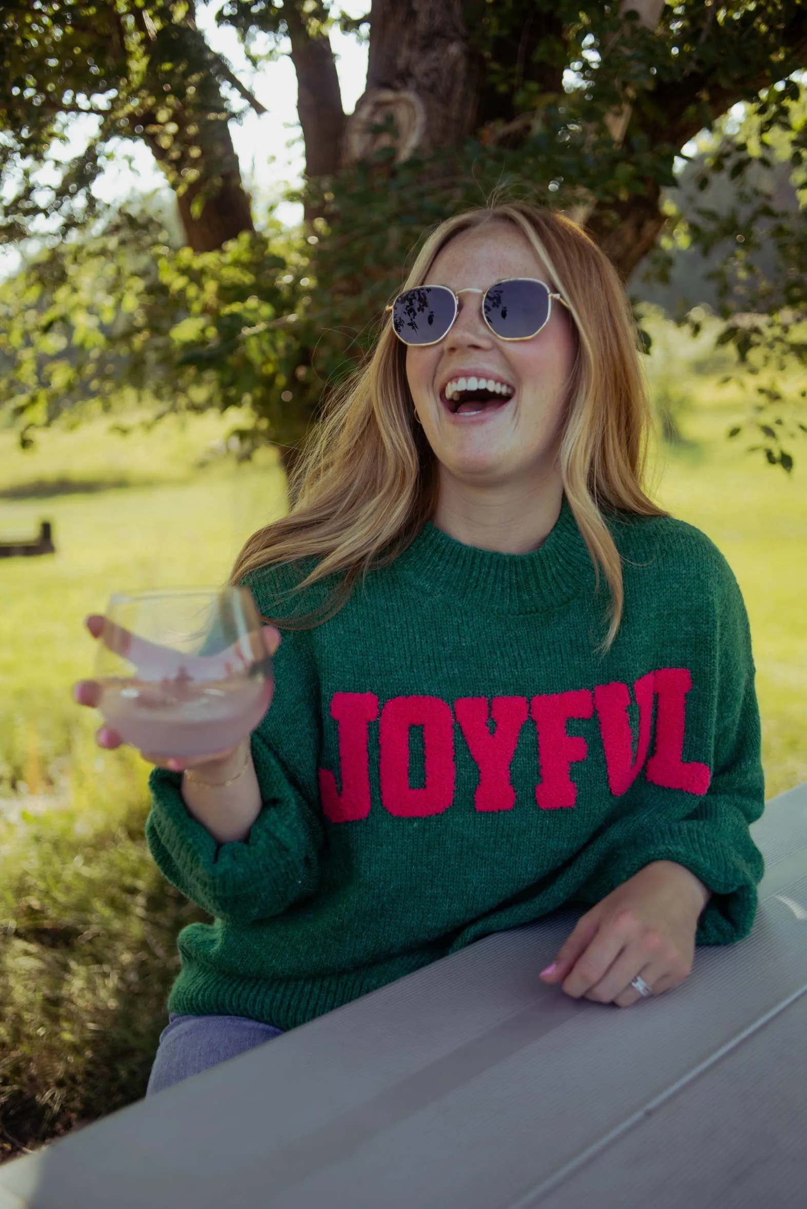 Joyful Turtleneck Sweater / M