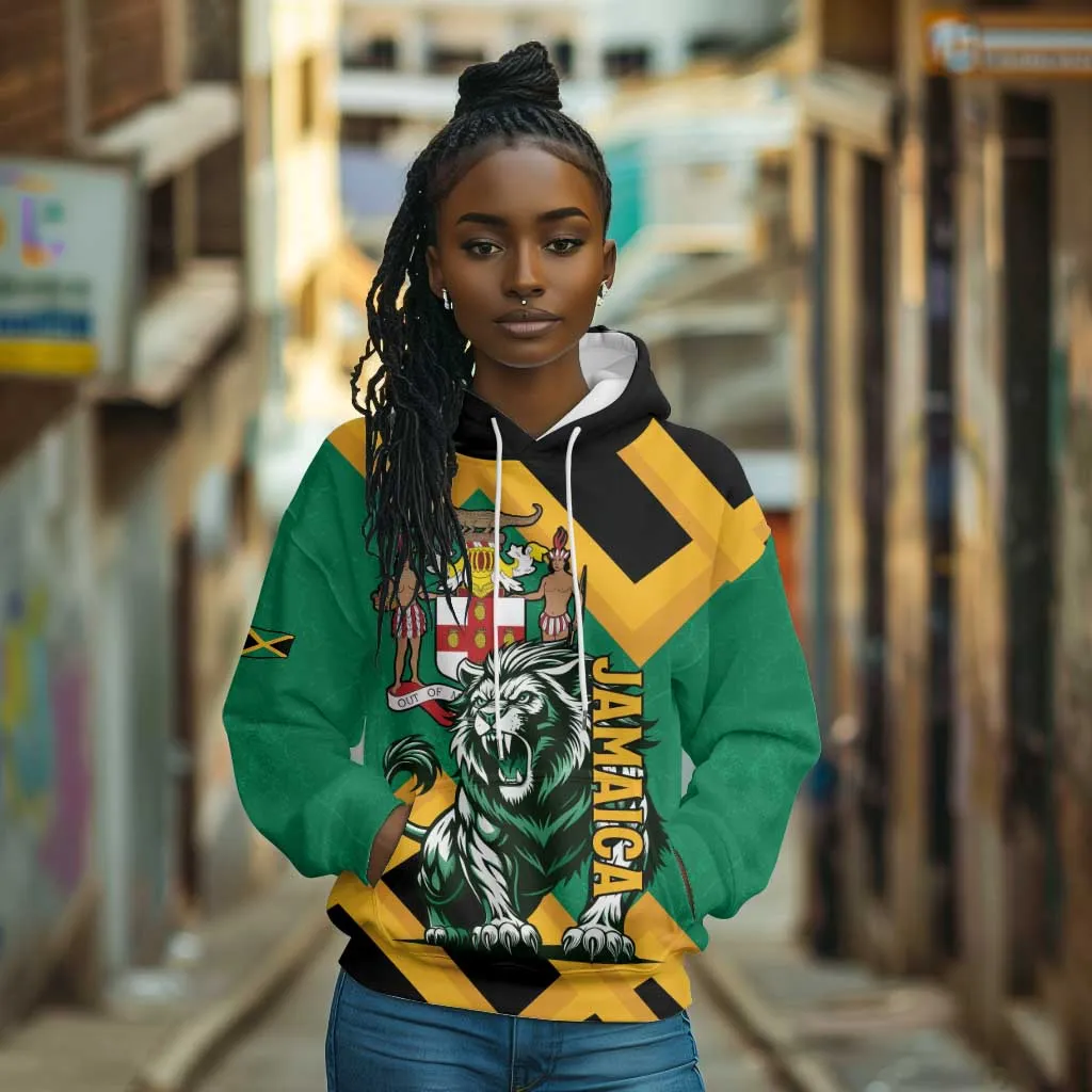 Jumieka Hoodie Lion With Coat Of Arms LT15
