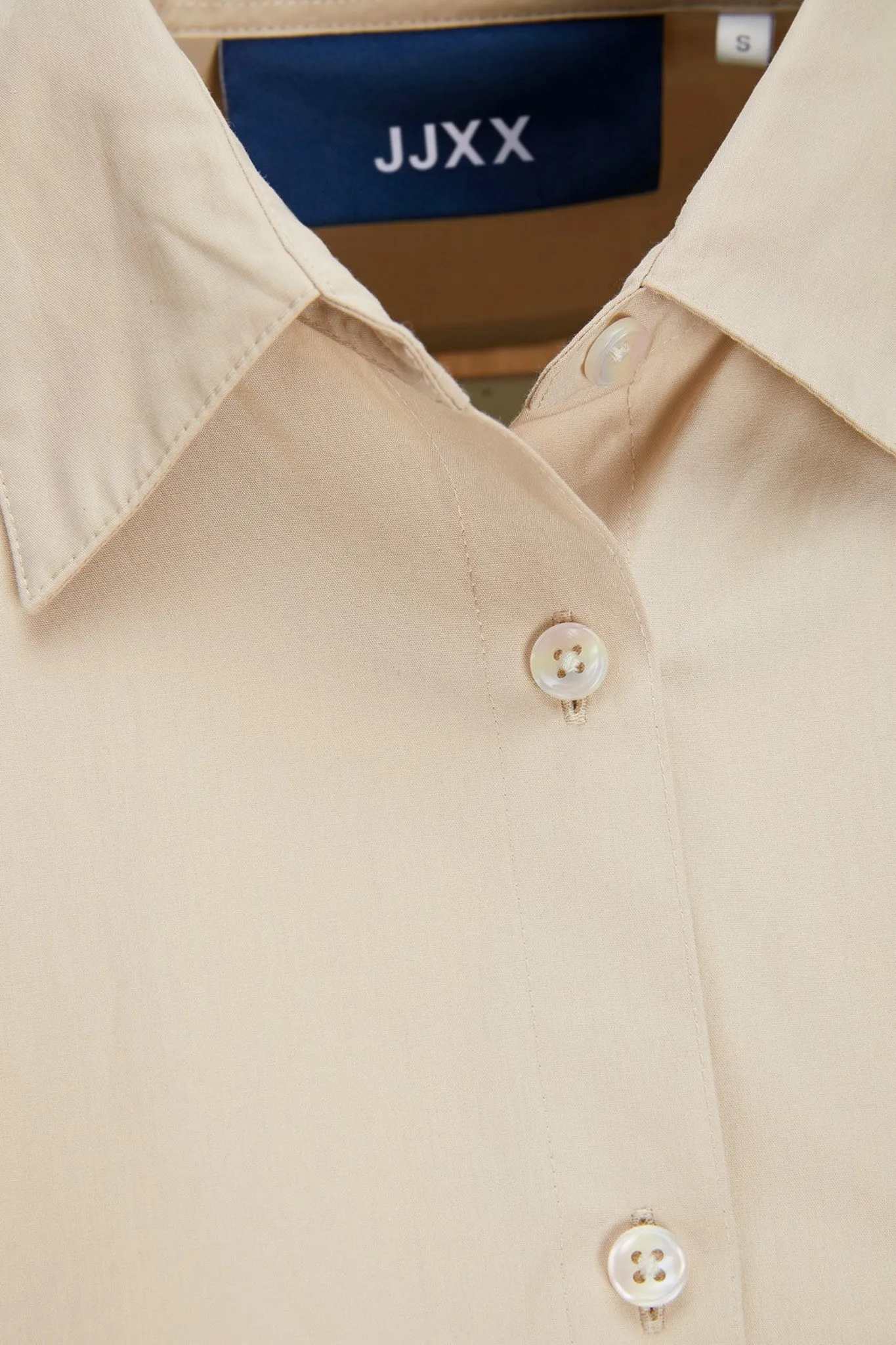 JXJamie Oversized Skjorte - Beige