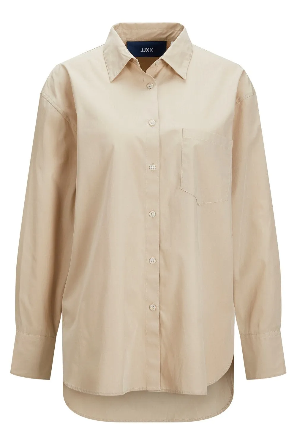 JXJamie Oversized Skjorte - Beige