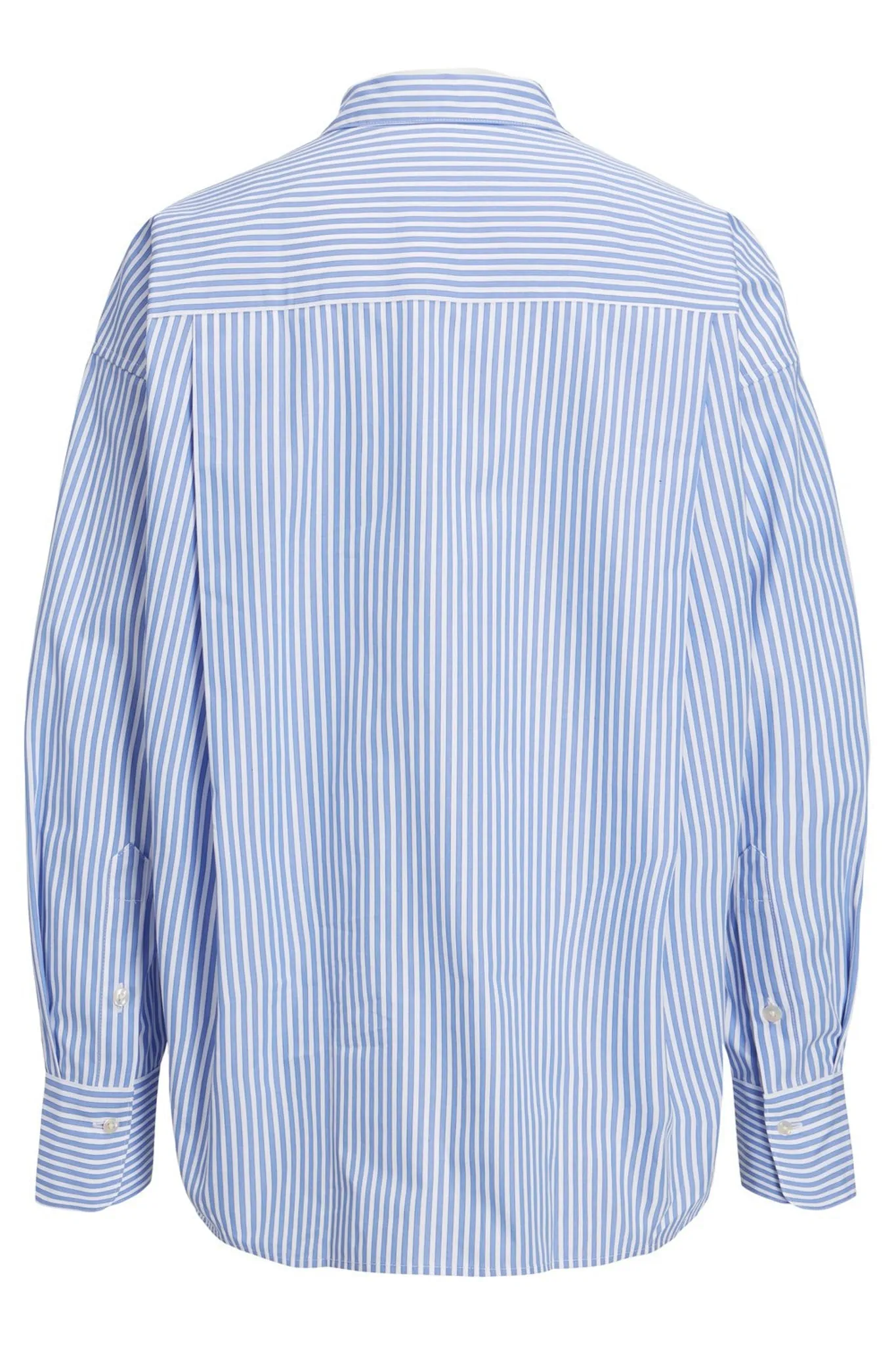 JXJamie Oversized Skjorte - Blå Hvid Stribet