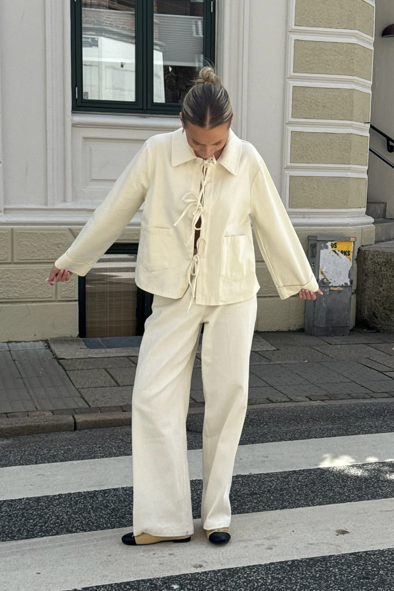 KarlaIC Top - Råhvid