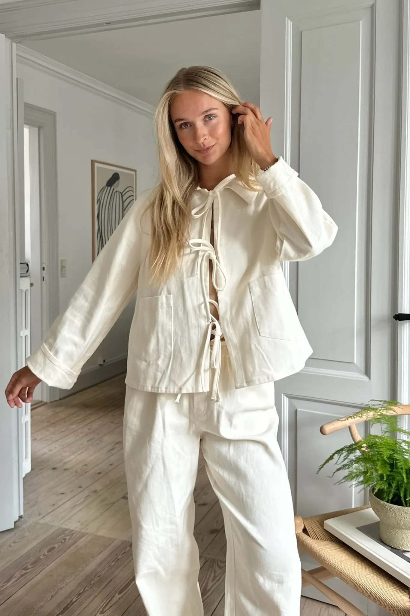 KarlaIC Top - Råhvid