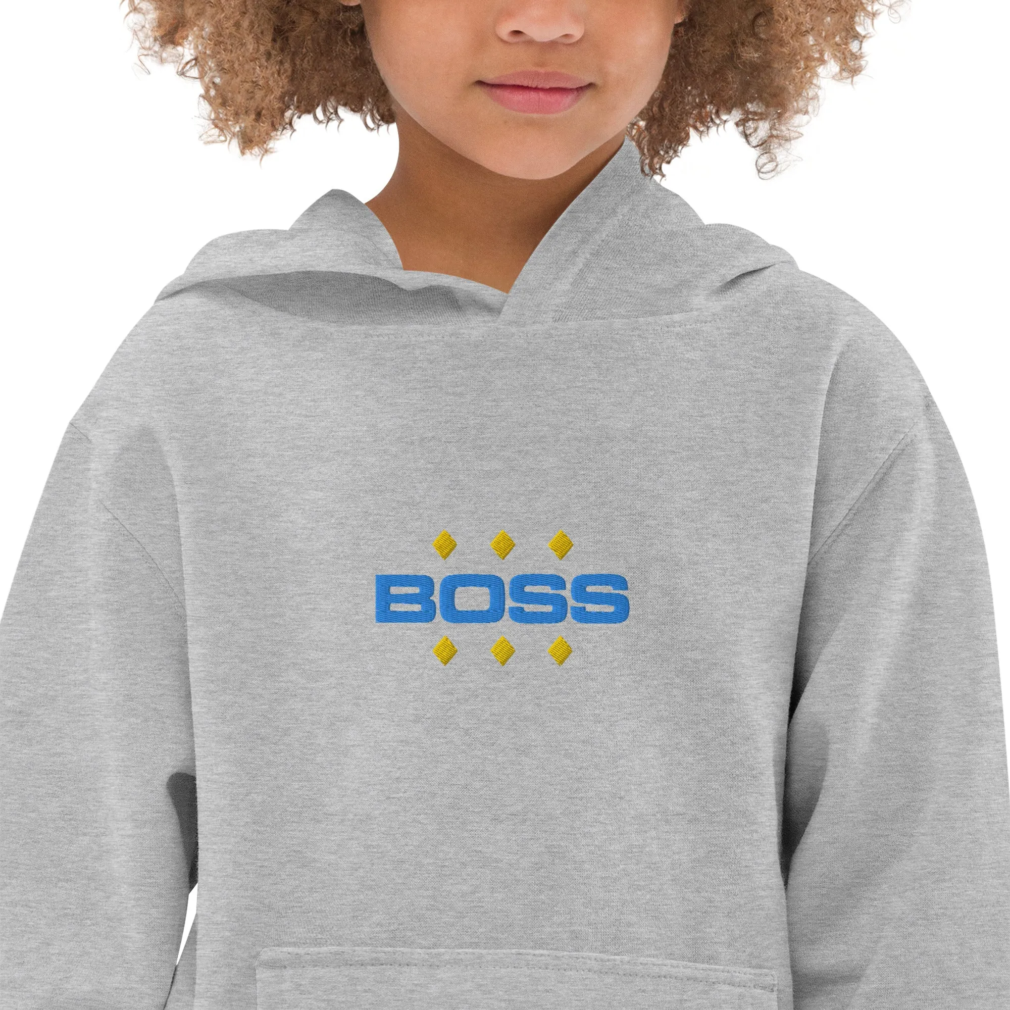 Kids fleece hoodie, BOSS, Hoodie, Back to School, Gift for him, Gift for Her