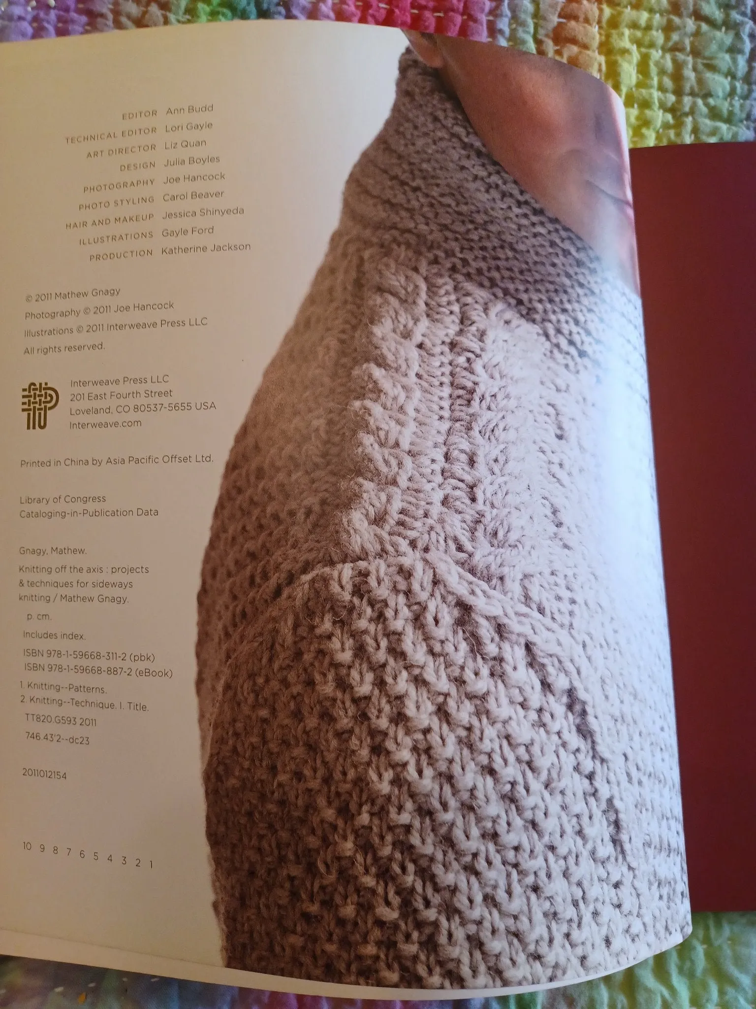 Knitting Off the Axis by Mathew Gnagy