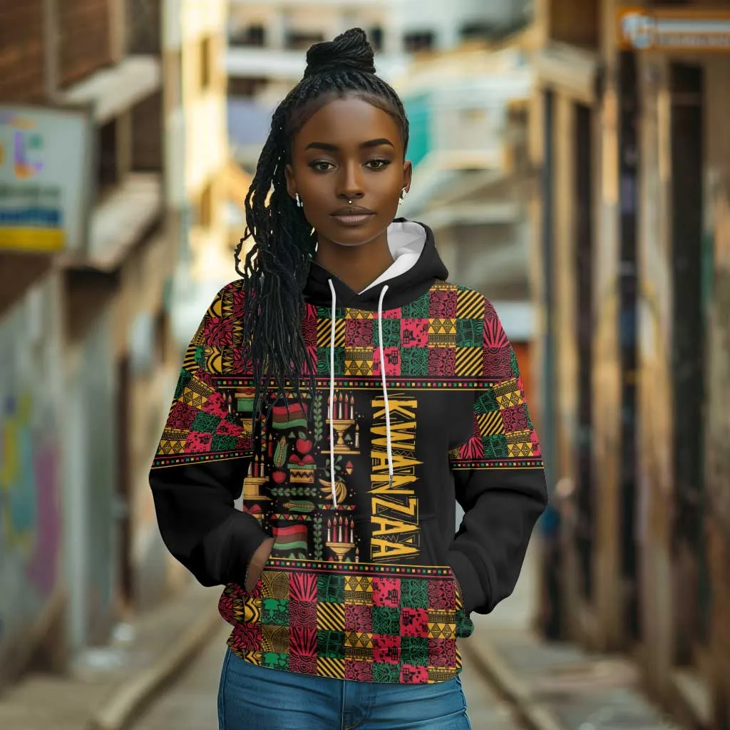 Kwanzaa African Pattern Hoodie LT01