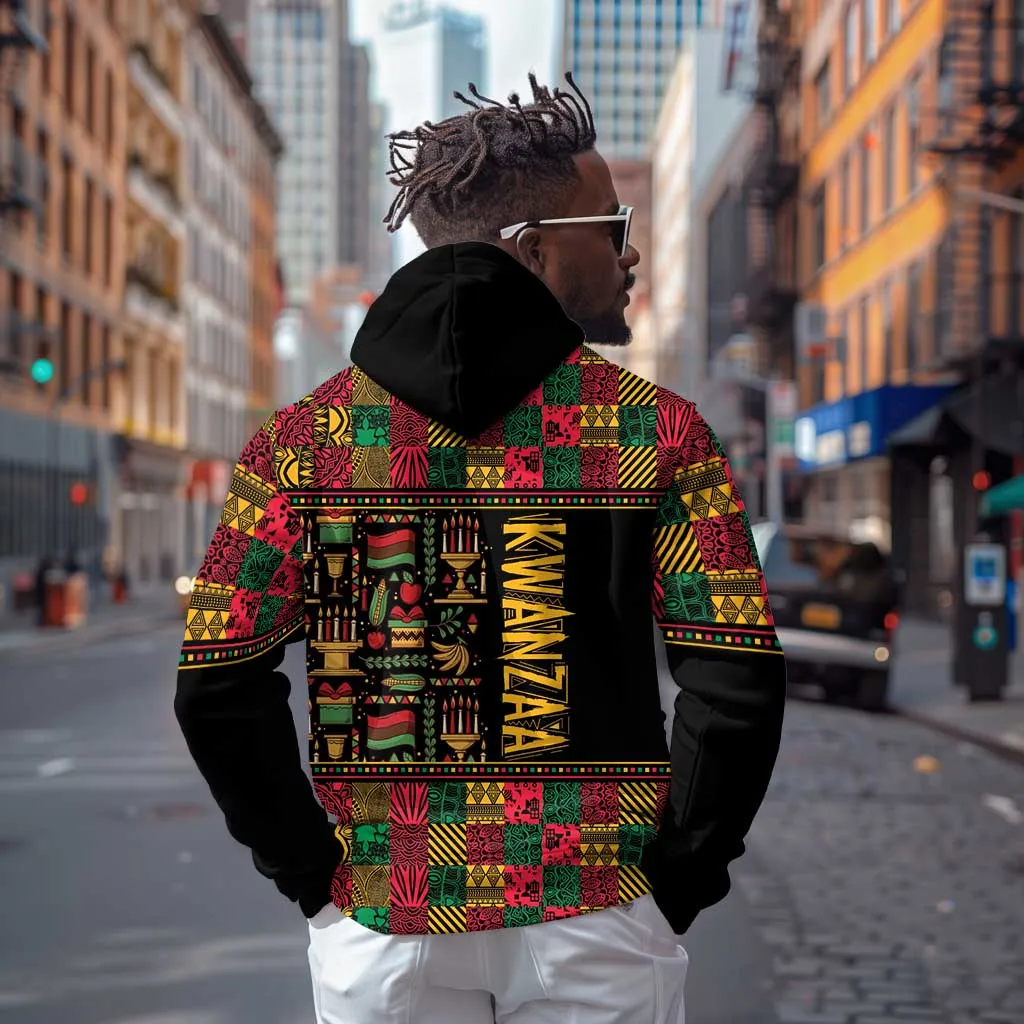 Kwanzaa African Pattern Hoodie LT01