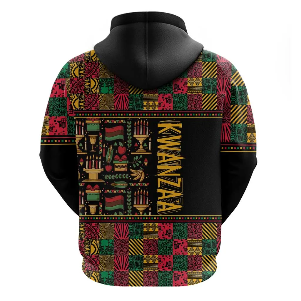 Kwanzaa African Pattern Hoodie LT01