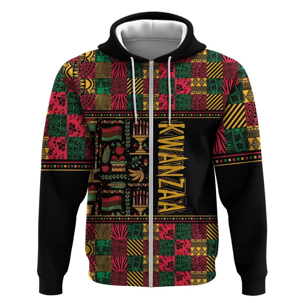 Kwanzaa African Pattern Hoodie LT01