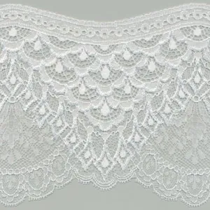 Leavers Trimming Lace #01 White