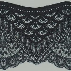 Leavers Trimming Lace #50 Black