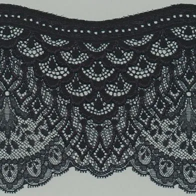 Leavers Trimming Lace #50 Black