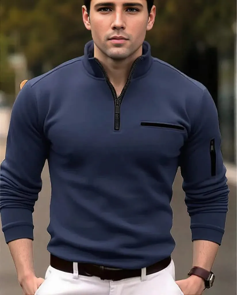 Leon | Men's Quarter-Zip Pullover