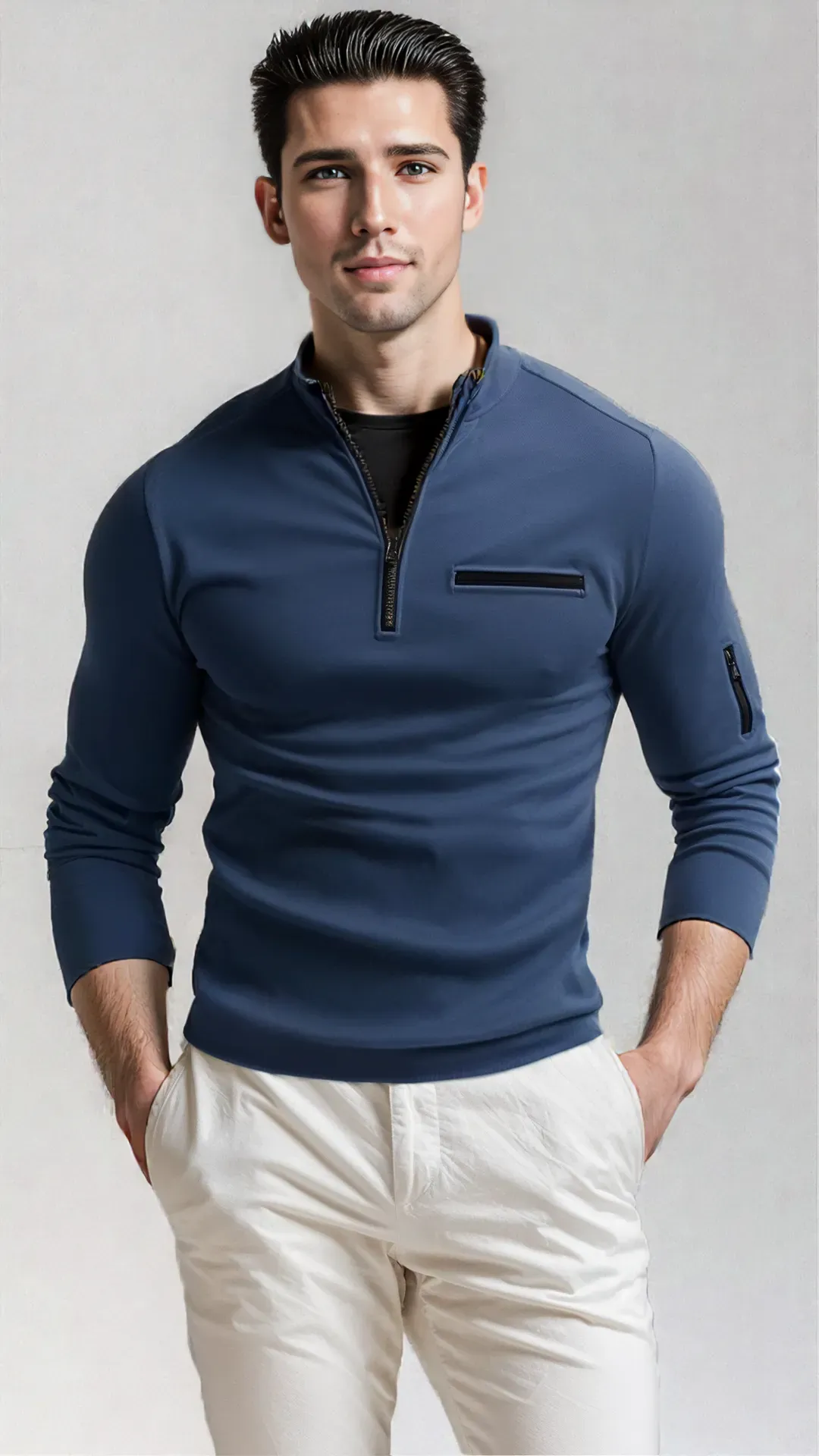 Leon | Men's Quarter-Zip Pullover