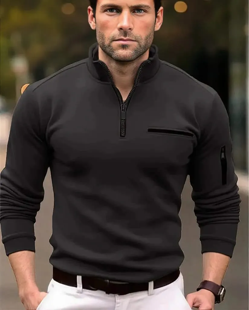Leon | Men's Quarter-Zip Pullover