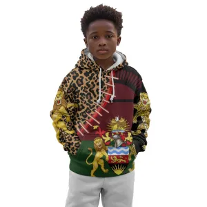 Leopard and Lion Malawi Kid Hoodie Unity and Freedom TS04