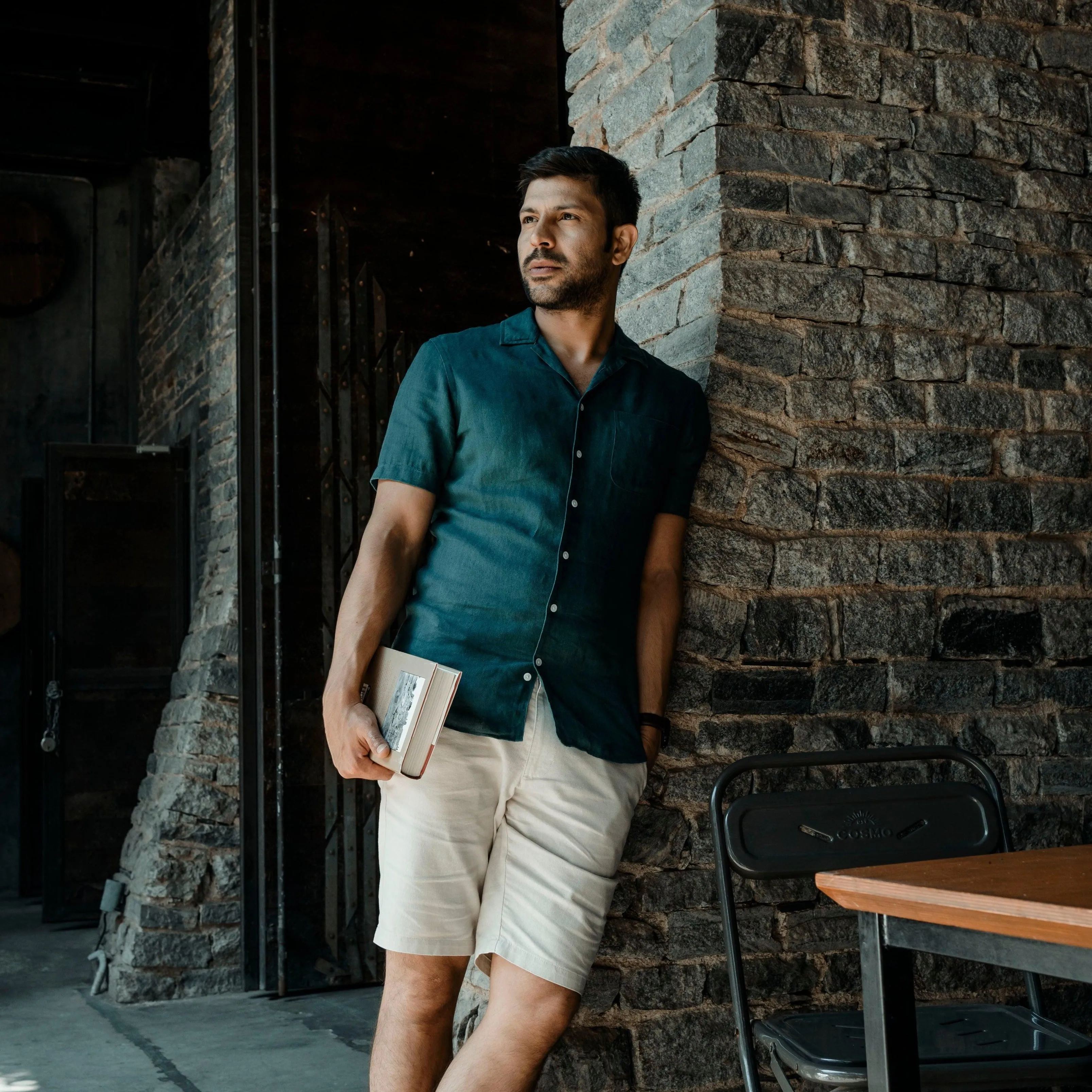 Linen Camp Collar