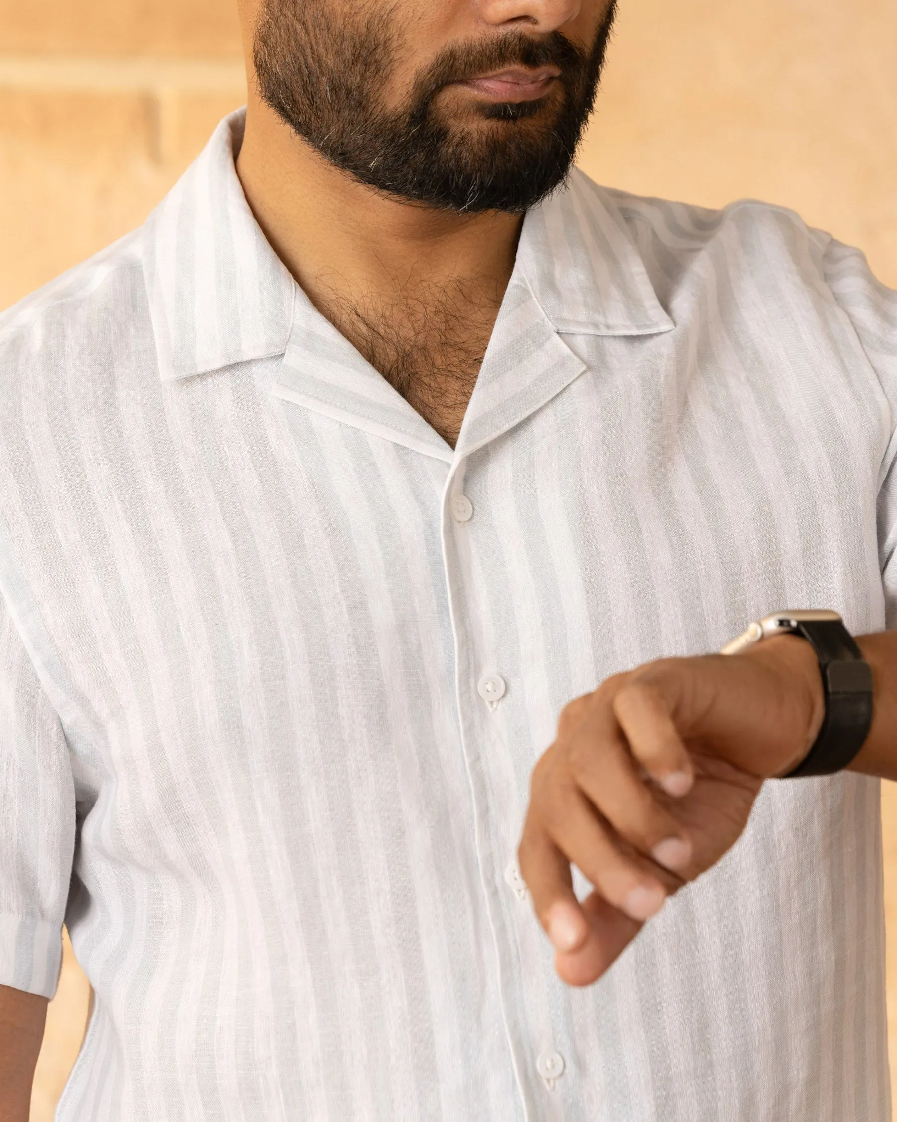 Linen Camp Collar