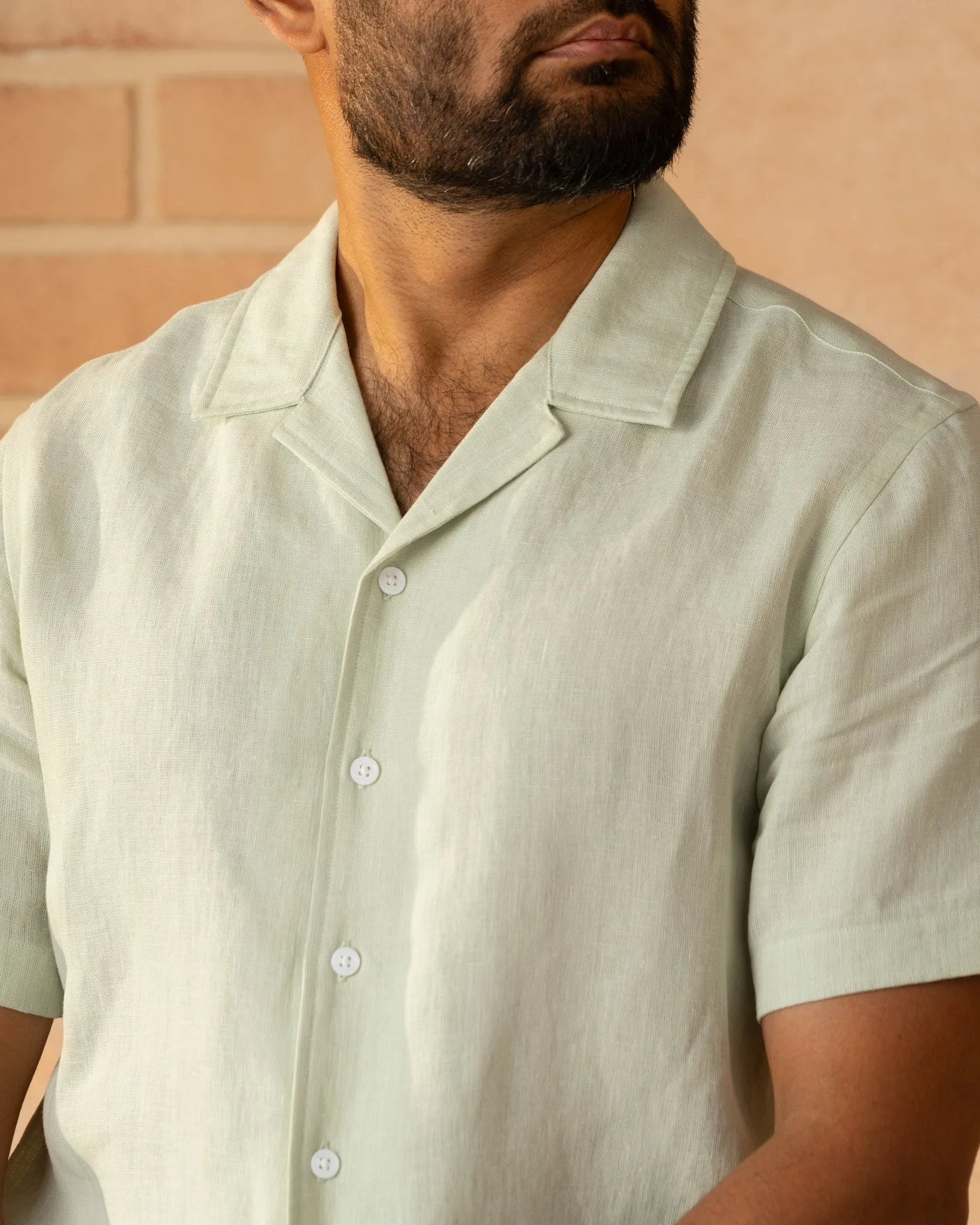 Linen Camp Collar