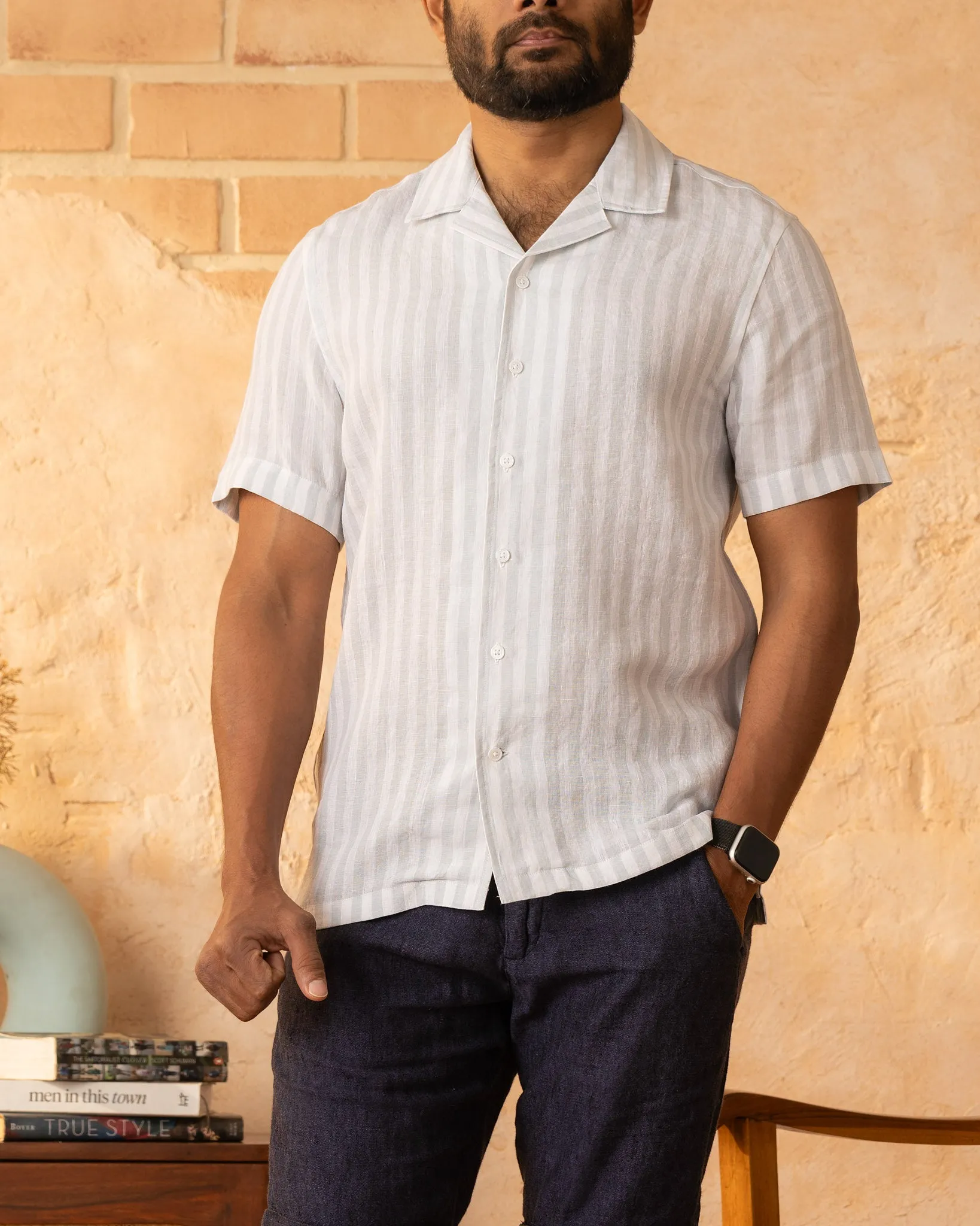 Linen Camp Collar
