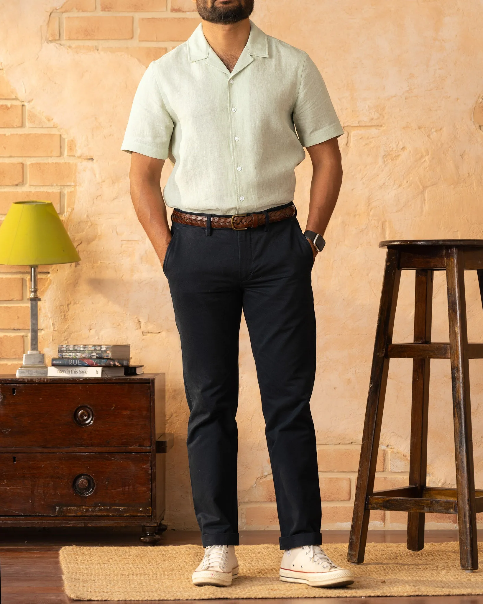 Linen Camp Collar