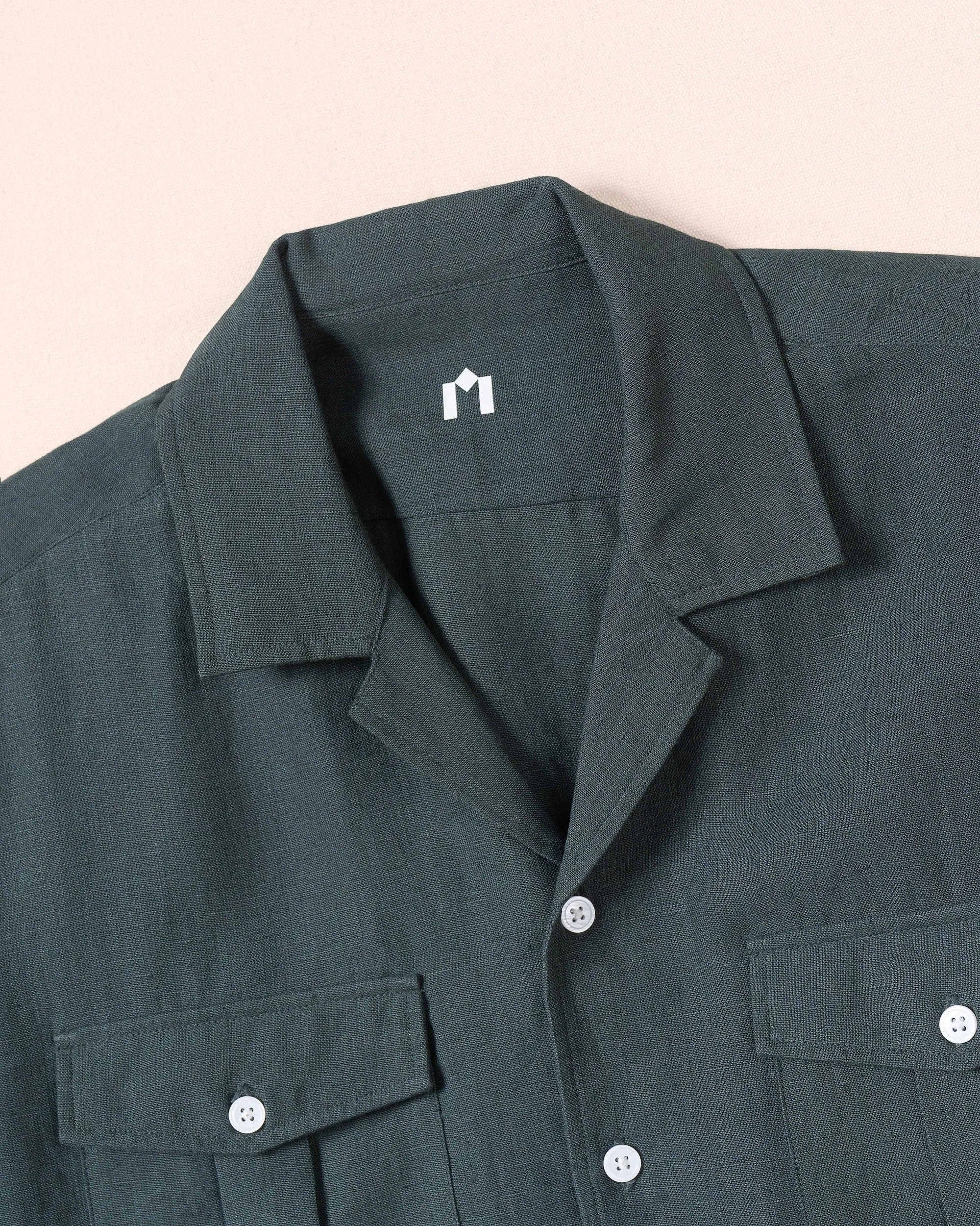 Linen Camp Collar