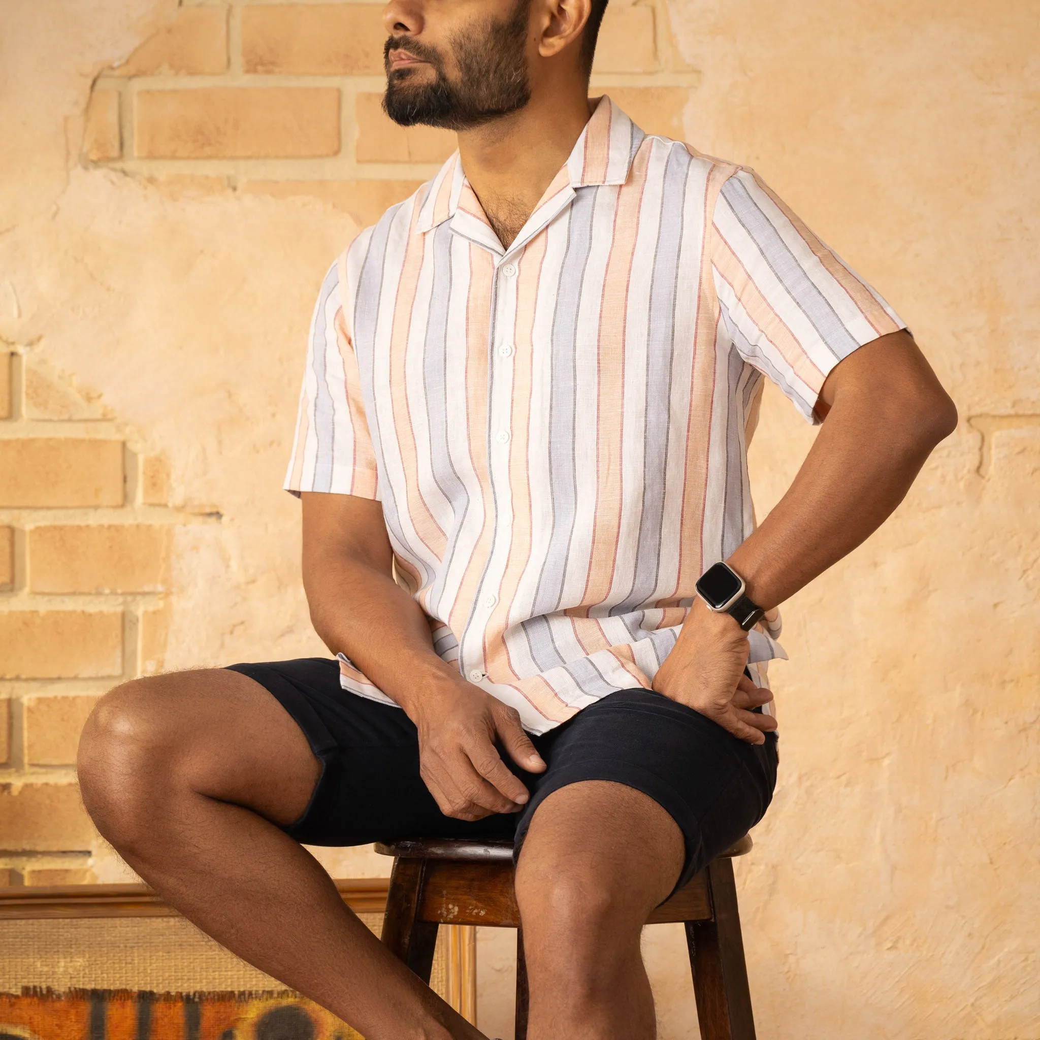 Linen Camp Collar