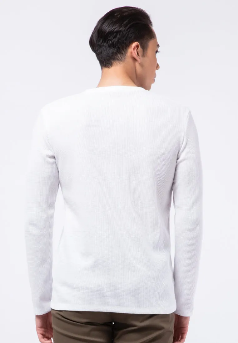 Long Sleeve Waffle T-shirt