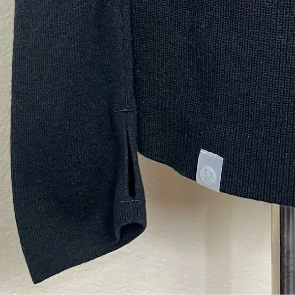 Lululemon Take It All In Cotton-Blend Sweater Black