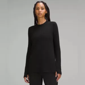 Lululemon Take It All In Cotton-Blend Sweater Black