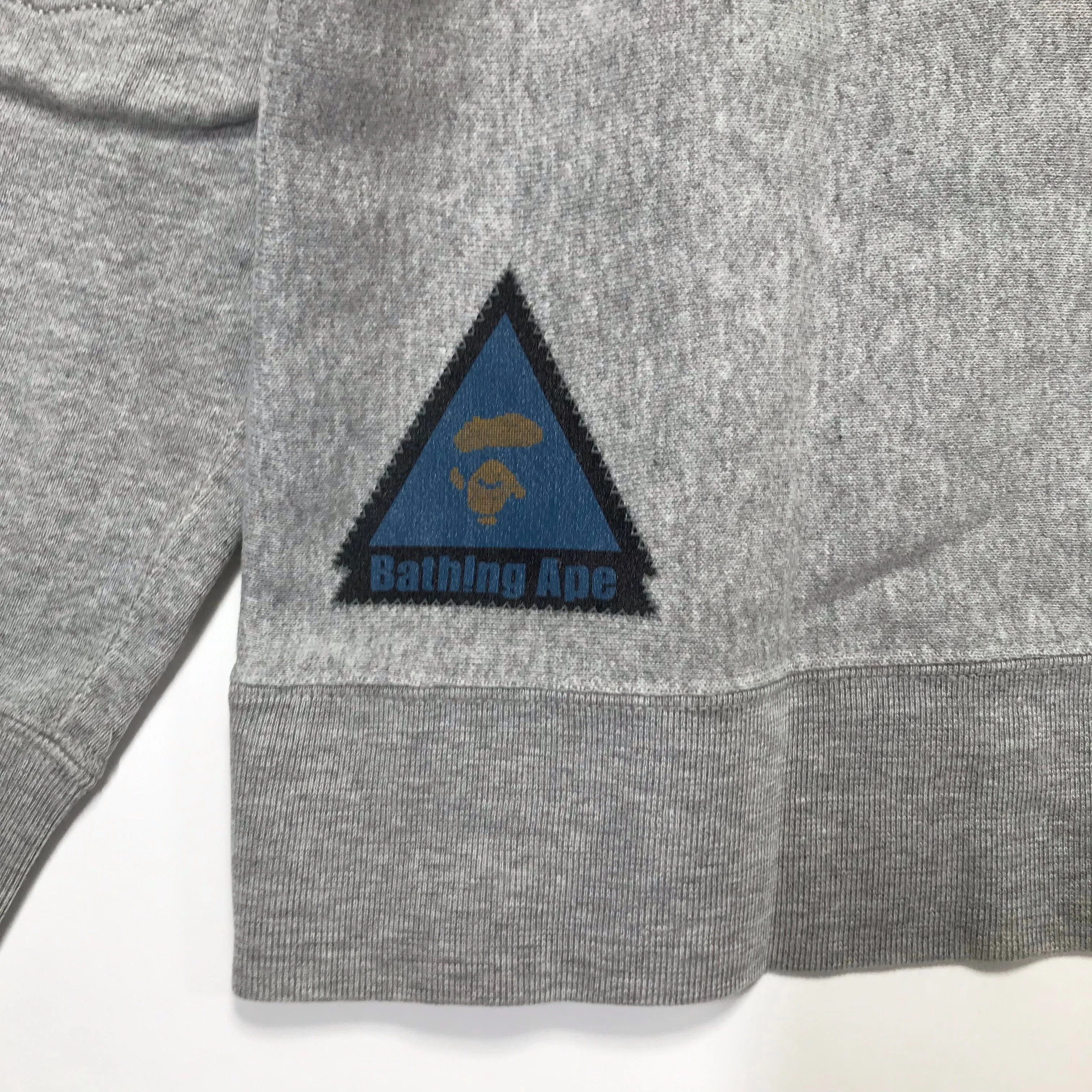 [M] A Bathing Ape Bape Vintage Centurion Football Sweatshirt Grey