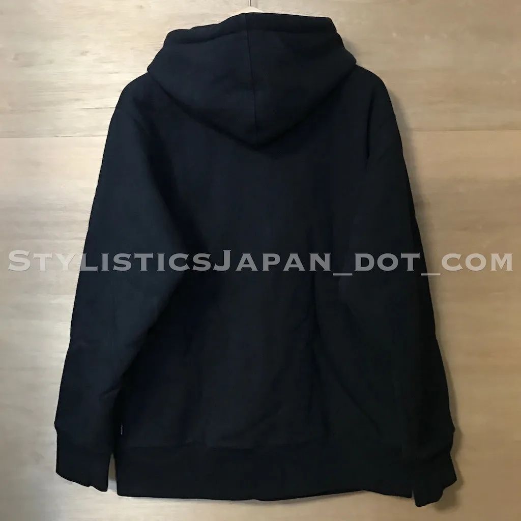 [M] Supreme Vintage Arc Logo Thermal Hoodie Black