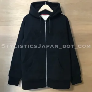 [M] Supreme Vintage Arc Logo Thermal Hoodie Black