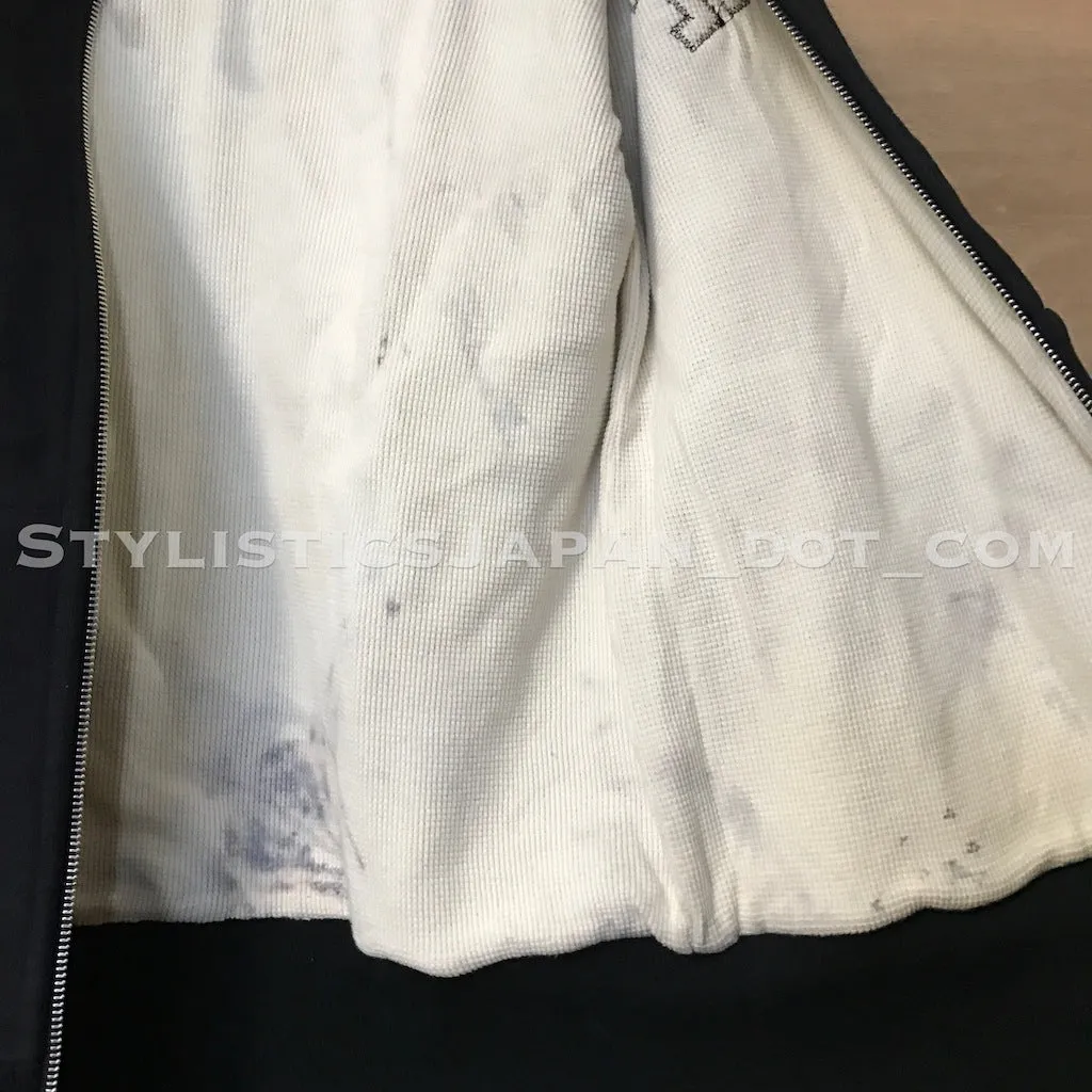 [M] Supreme Vintage Arc Logo Thermal Hoodie Black
