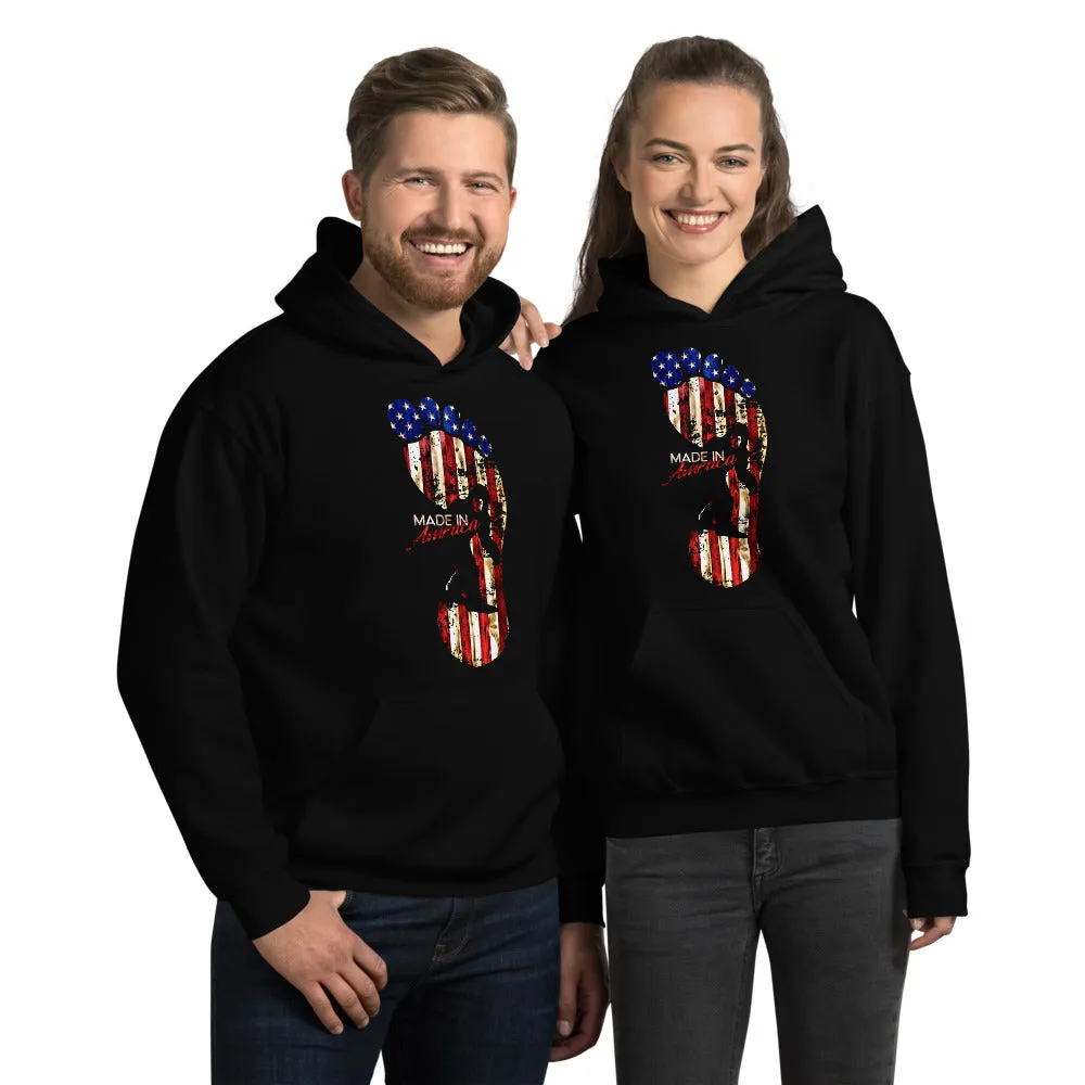 Made In America Big Foot Unisex Hoodie