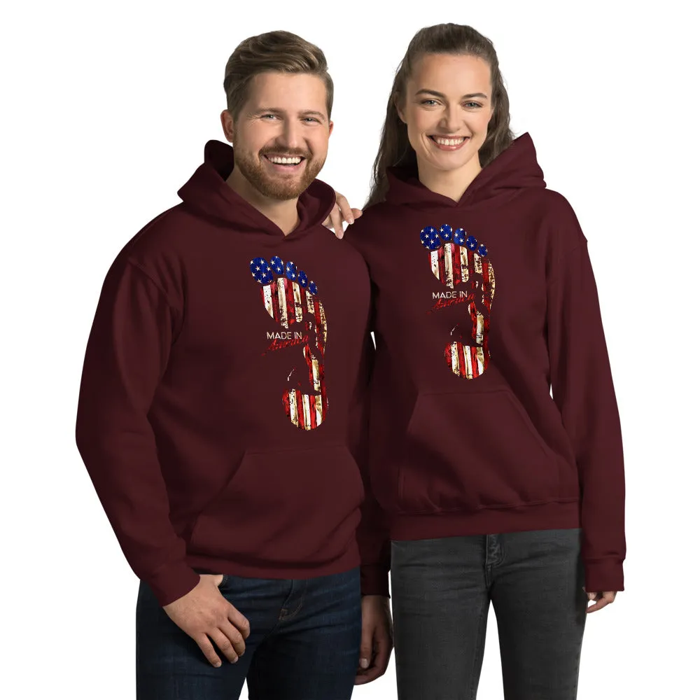 Made In America Big Foot Unisex Hoodie